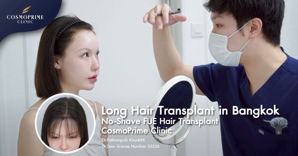 Long Hair Transplant in Bangkok